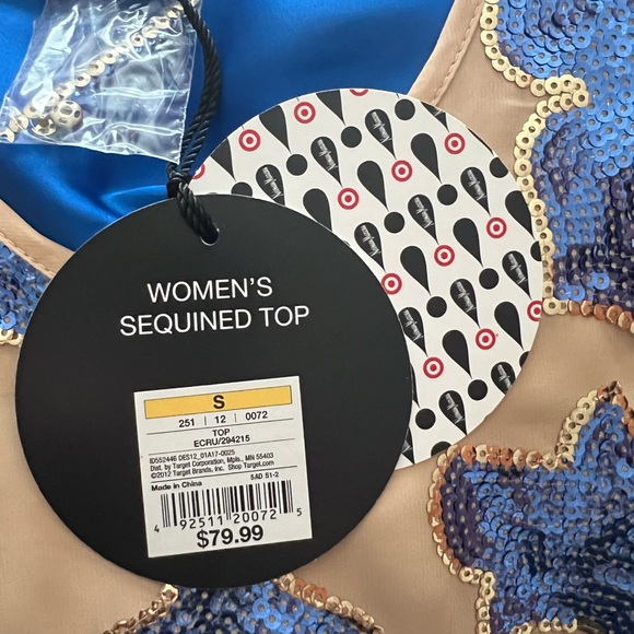 NWT Traci Reese for target sequin top - Picture 5 of 6